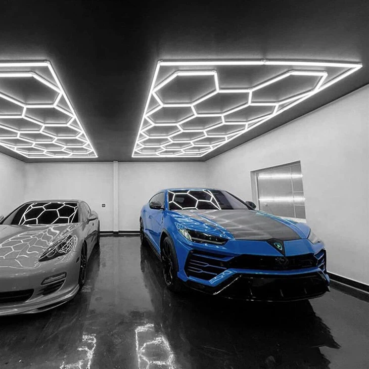 Honeycomb Led Lights Garage